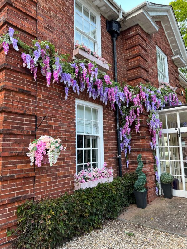 Colourful Pink Wisteria Front Shop Decor - Image 2