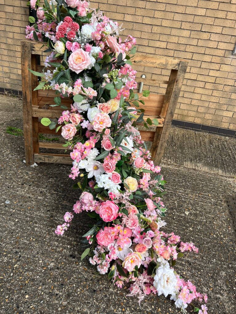 Summer Pink, Peach & Blush Flower Garland | IVY CRUZ