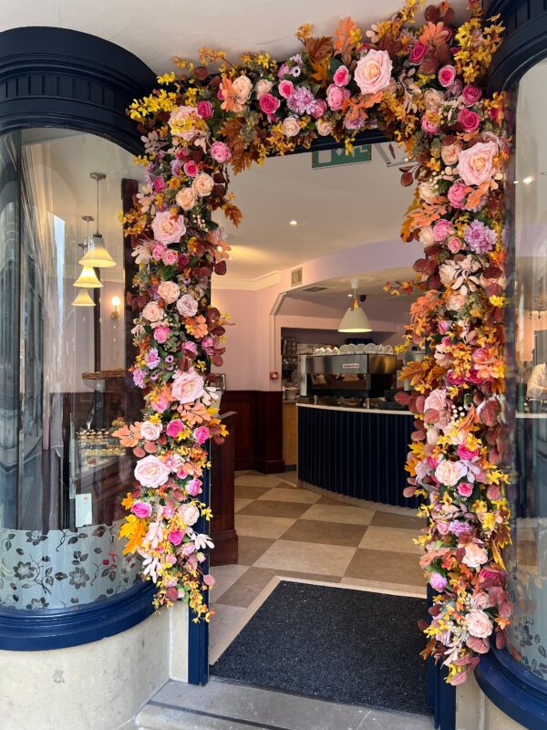 Pink Fall Flower Garland - Image 5