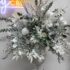 Silver and White Winter Flower Urn Arrangement - With Urn (UK only()
