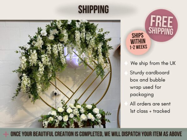 LUXE Wisteria Wedding Flower Garland Decor - Image 4