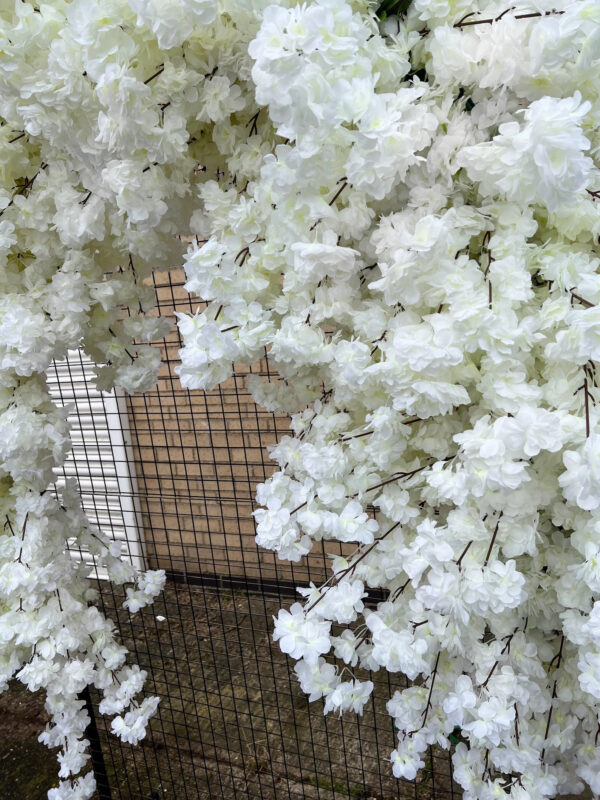 White Cherry Blossom Garland - Image 3