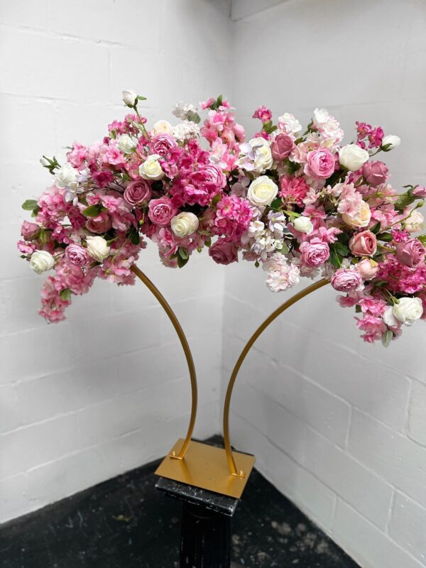 Pink Wedding Flower Centrepiece - Image 5