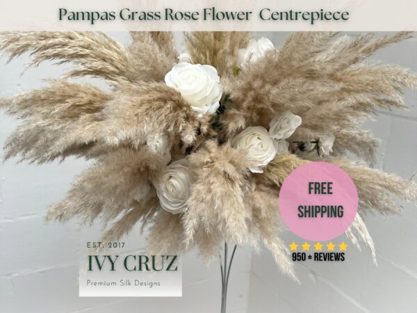 Pampas Flower Wedding Centrepiece Table Decoration