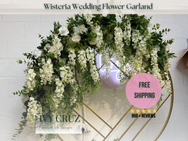 LUXE Wisteria Wedding Flower Garland Decor