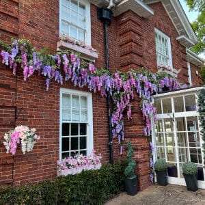 Artificial Window Flower Displays