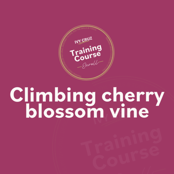 Tutorial 4 Climbing cherry blossom vine - Restaurant Decor