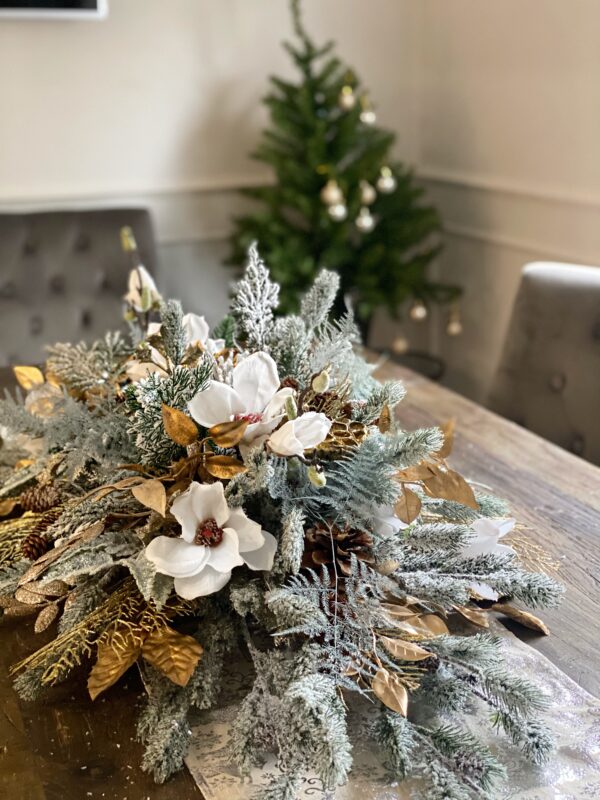 Gold Christmas Centrepiece