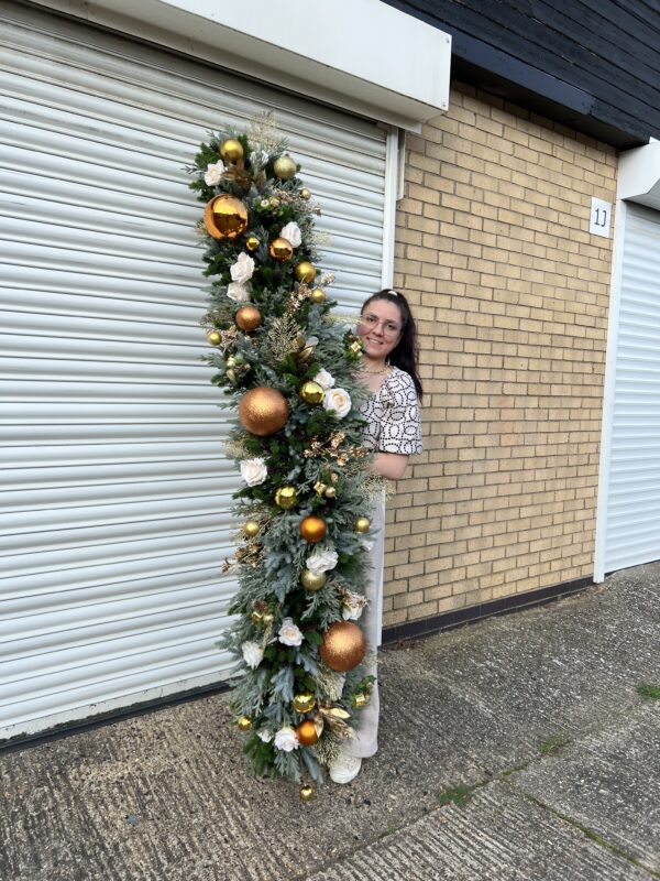 Christmas Garland for doorway decor.