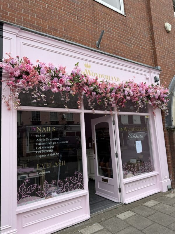 SHOP FRONT Pink Blossom and Rose Flower Garland - Artificial Flower Garland - Image 8