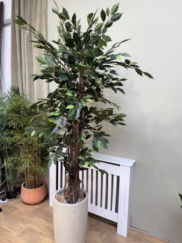 Artificial Ficus Tree – Fire-Rated Foliage – Handmade in the UK – 150cm Tall - Image 2