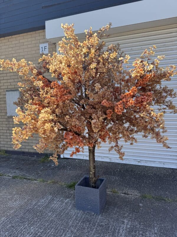 Artificial Brown Cherry Blossom Tree - Fall Cherry Blossom Tree - Image 2