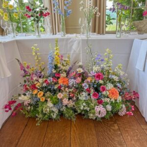 Custom Floor Pieces Wildflower design