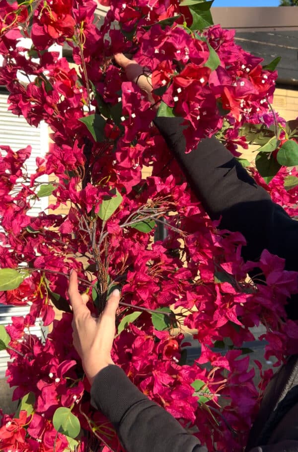 Pink Bougainvillea Flower Garland - Realistic Design - Artificial Flower Garland - Image 4