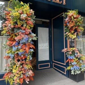 Tropical Fall Flower Garlands for Shop Fronts & Entrances