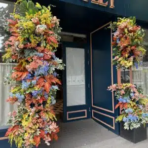 Tropical Fall Flower Garlands for Shop Fronts & Entrances