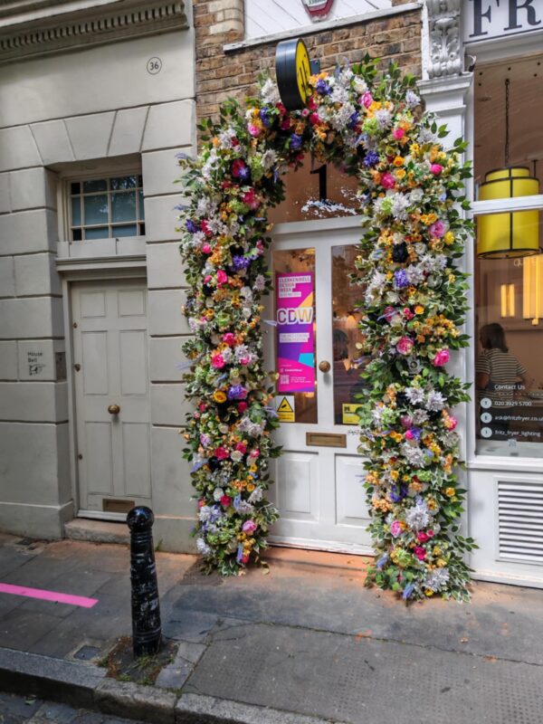Yellow Doorway Flower Garland - Summer Flower Garland