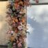 Sage & Tan Fall Flower Garland – Artificial Autumn Garland for Weddings, Events & Home Decor - 5 Feet