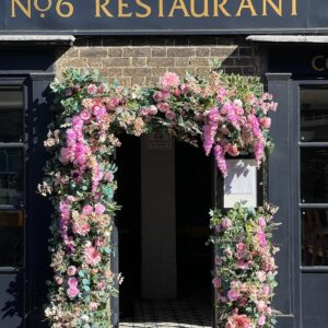 Pink and Purple Doorway Flower Garland Decor - Custom Order 2 x 12 ft garlands