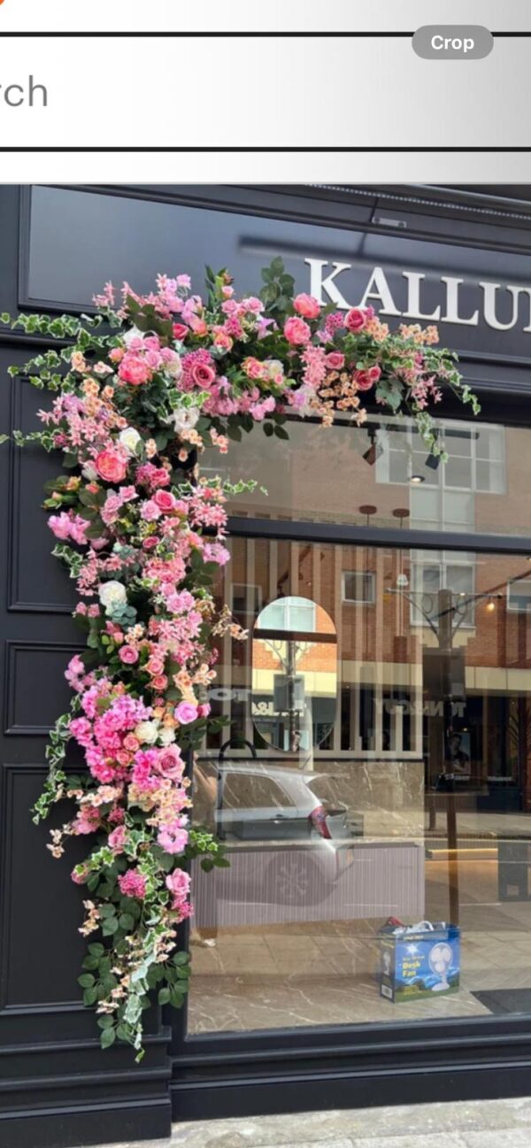 Custom Garland in Antique pinks, pinks and Orange colours - Image 5