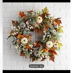 Fall garland and Wreath for Penny