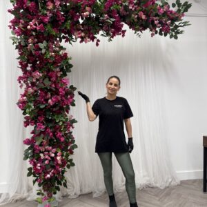 Artificial Pink Bougainvillea Garland | Artificial Flower Garland | Pink Flower Garland | Wedding Arch Garland | Shopfront & Event Décor